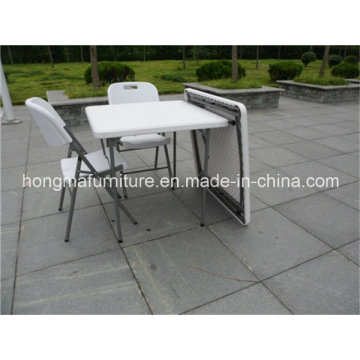 87cm Popular Outdoor Furniture of Plastic Folding Square Table From Chinese Manufacture